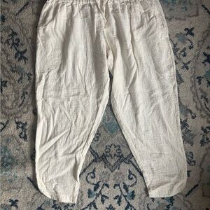 NWT Pact Double Gauze Ankle Pull On Pants